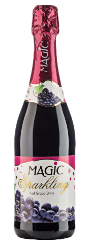 Magic Sparkling Drink Red Grape